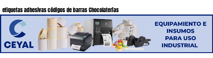 etiquetas adhesivas códigos de barras Chocolaterías