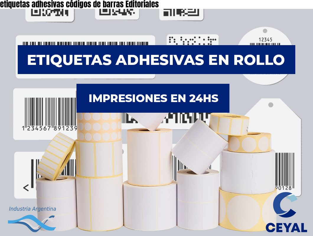 etiquetas adhesivas códigos de barras Editoriales