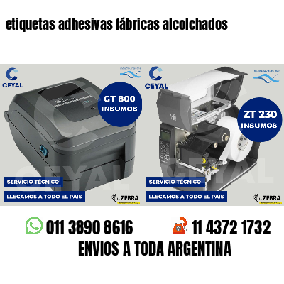 etiquetas adhesivas fábricas alcolchados