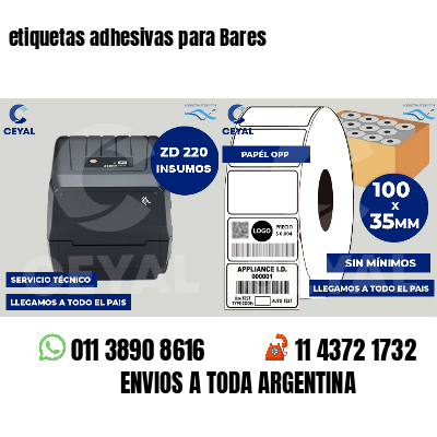 etiquetas adhesivas para Bares