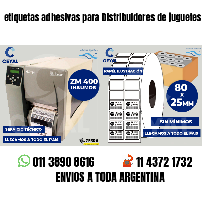 etiquetas adhesivas para Distribuidores de juguetes
