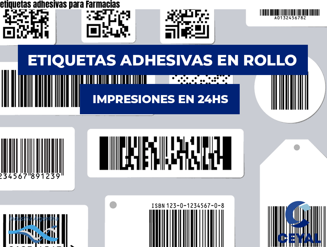 etiquetas adhesivas para Farmacias
