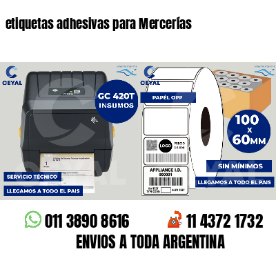 etiquetas adhesivas para Mercerías