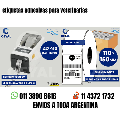 etiquetas adhesivas para Veterinarias