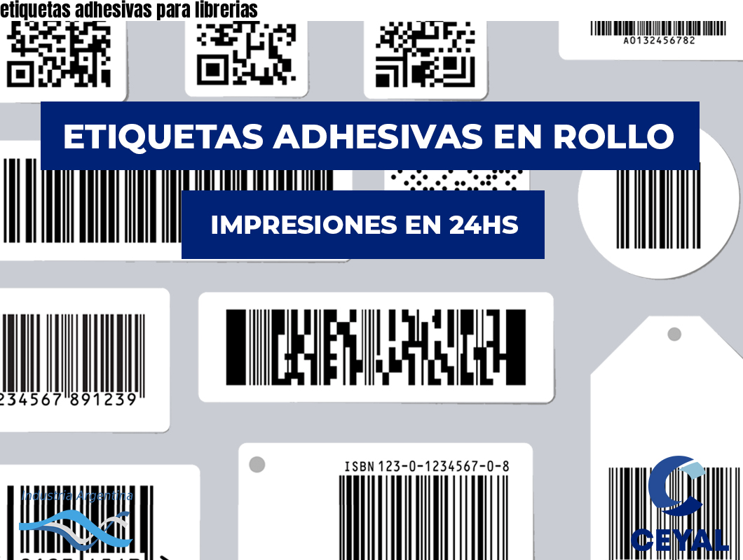 etiquetas adhesivas para librerias