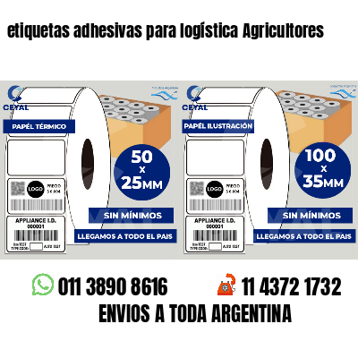 etiquetas adhesivas para logística Agricultores