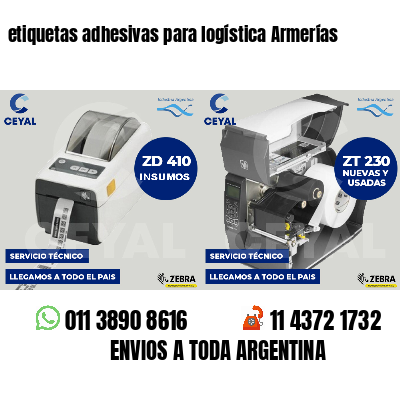 etiquetas adhesivas para logística Armerías