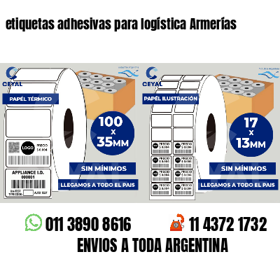 etiquetas adhesivas para logística Armerías