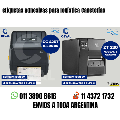 etiquetas adhesivas para logística Cadeterías