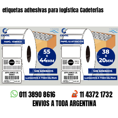 etiquetas adhesivas para logística Cadeterías