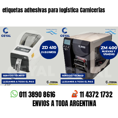 etiquetas adhesivas para logística Carnicerías