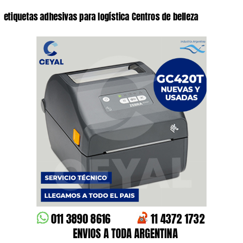 etiquetas adhesivas para logística Centros de belleza