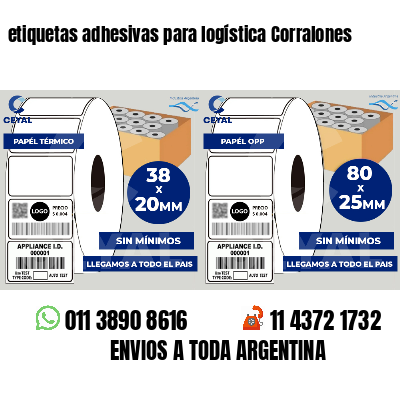 etiquetas adhesivas para logística Corralones