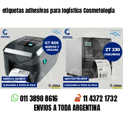 etiquetas adhesivas para logística Cosmetología
