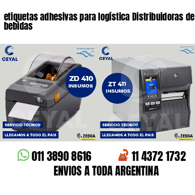 etiquetas adhesivas para logística Distribuidoras de bebidas