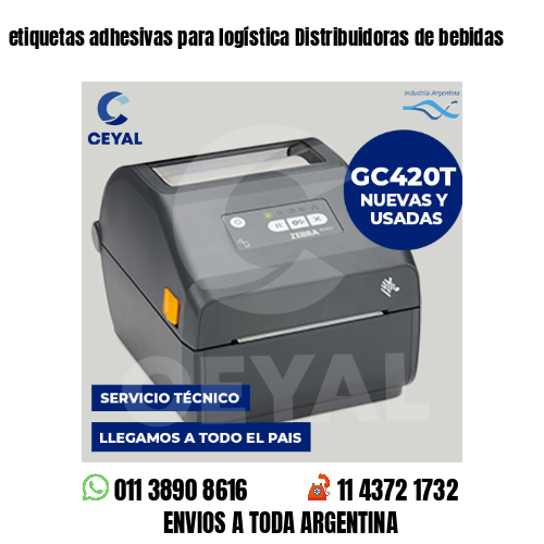 etiquetas adhesivas para logística Distribuidoras de bebidas