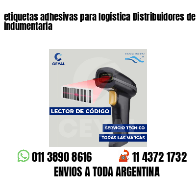 etiquetas adhesivas para logística Distribuidores de indumentaria