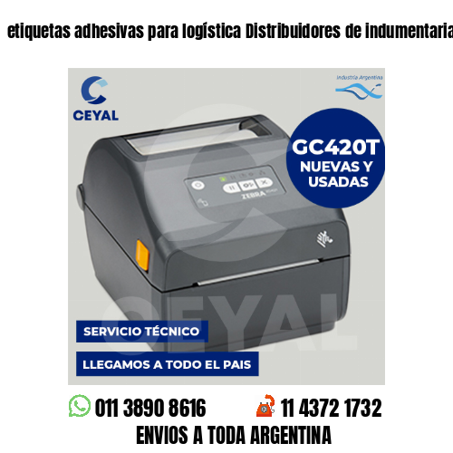 etiquetas adhesivas para logística Distribuidores de indumentaria