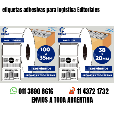 etiquetas adhesivas para logística Editoriales