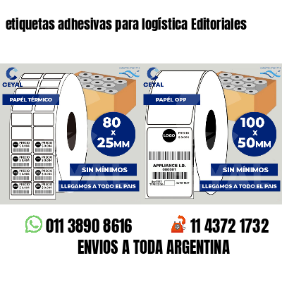 etiquetas adhesivas para logística Editoriales