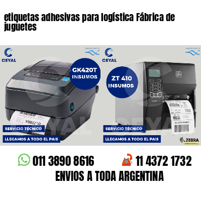 etiquetas adhesivas para logística Fábrica de juguetes