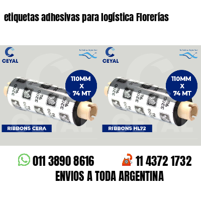 etiquetas adhesivas para logística Florerías