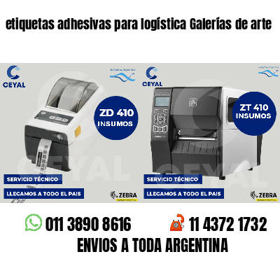 etiquetas adhesivas para logística Galerías de arte