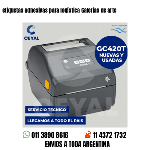 etiquetas adhesivas para logística Galerías de arte