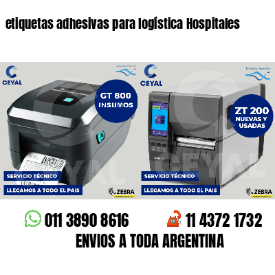 etiquetas adhesivas para logística Hospitales