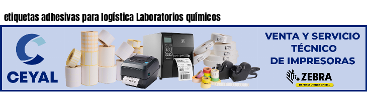 etiquetas adhesivas para logística Laboratorios químicos