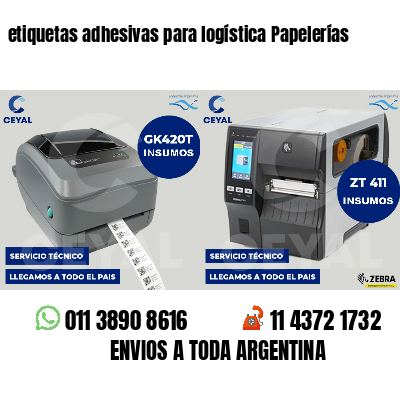 etiquetas adhesivas para logística Papelerías