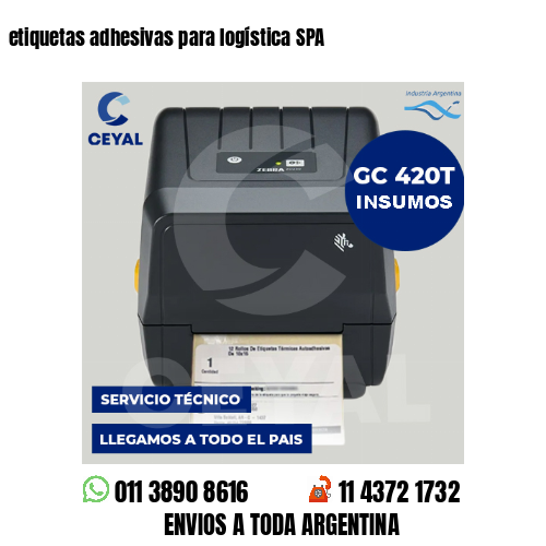 etiquetas adhesivas para logística SPA