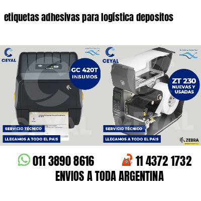 etiquetas adhesivas para logística depositos