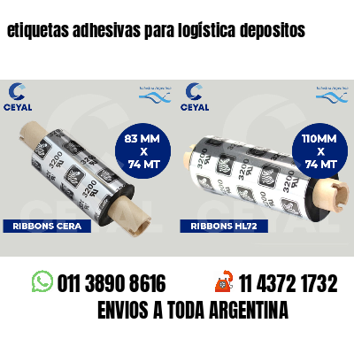 etiquetas adhesivas para logística depositos