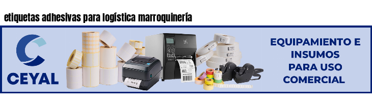 etiquetas adhesivas para logística marroquinería