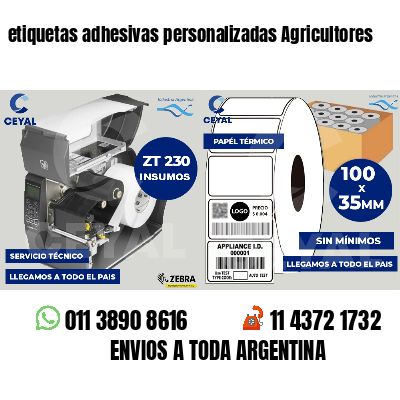 etiquetas adhesivas personalizadas Agricultores