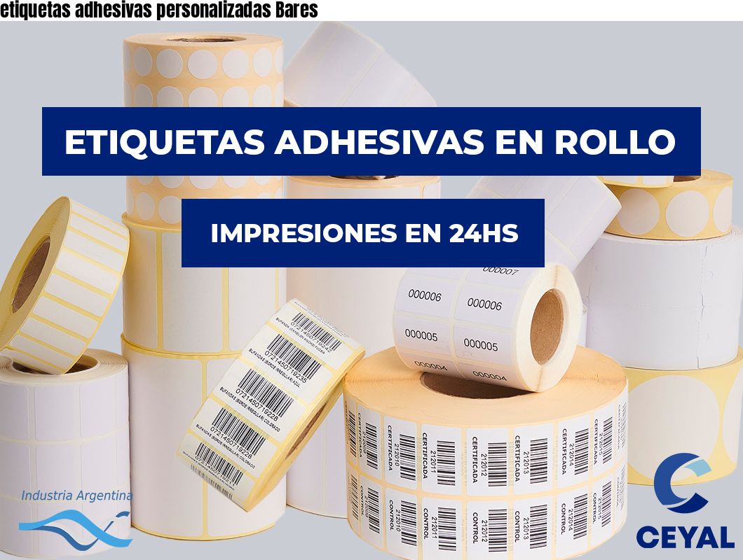 etiquetas adhesivas personalizadas Bares