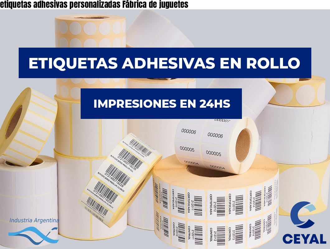 etiquetas adhesivas personalizadas Fábrica de juguetes