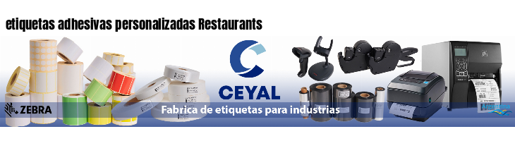 etiquetas adhesivas personalizadas Restaurants