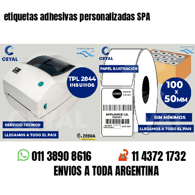 etiquetas adhesivas personalizadas SPA
