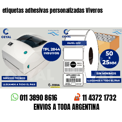 etiquetas adhesivas personalizadas Viveros