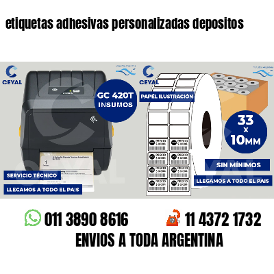 etiquetas adhesivas personalizadas depositos