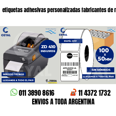 etiquetas adhesivas personalizadas fabricantes de ropa