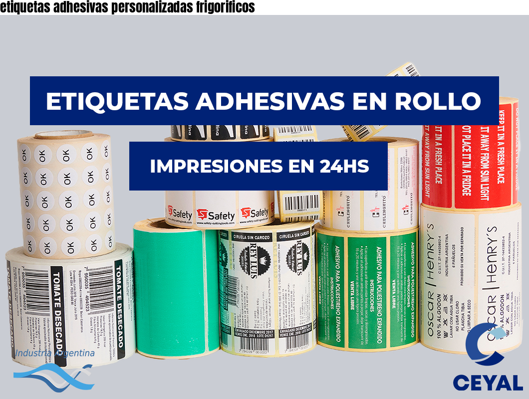 etiquetas adhesivas personalizadas frigorificos