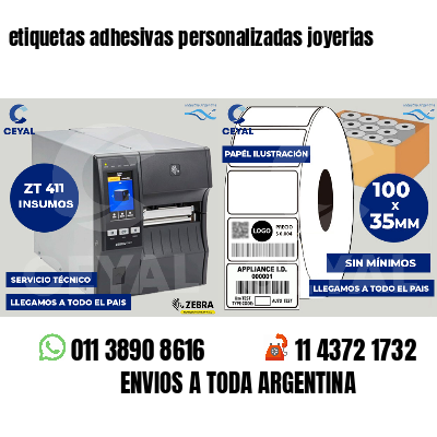 etiquetas adhesivas personalizadas joyerias