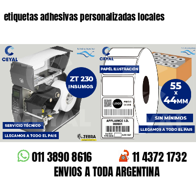 etiquetas adhesivas personalizadas locales