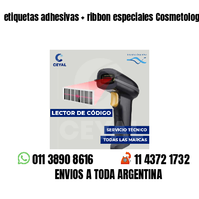 etiquetas adhesivas   ribbon especiales Cosmetología
