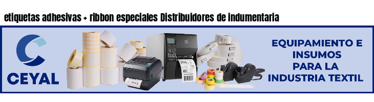 etiquetas adhesivas   ribbon especiales Distribuidores de indumentaria