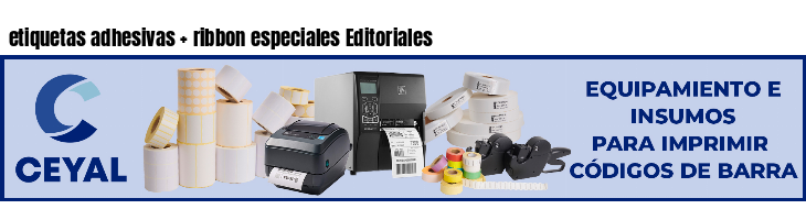 etiquetas adhesivas ribbon especiales Editoriales