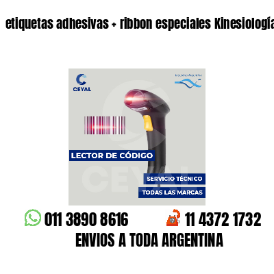 etiquetas adhesivas   ribbon especiales Kinesiología